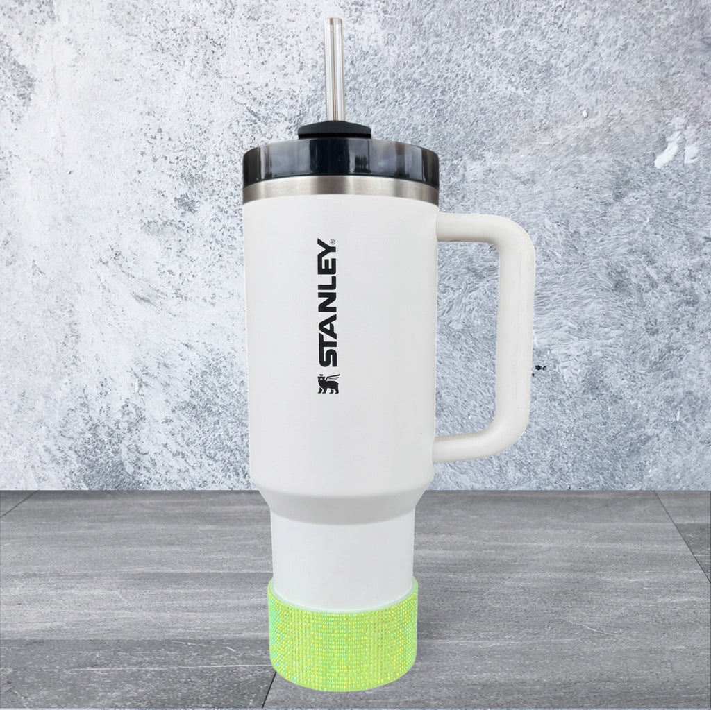 Tumbler Boot, Lime Green Rhinestone
