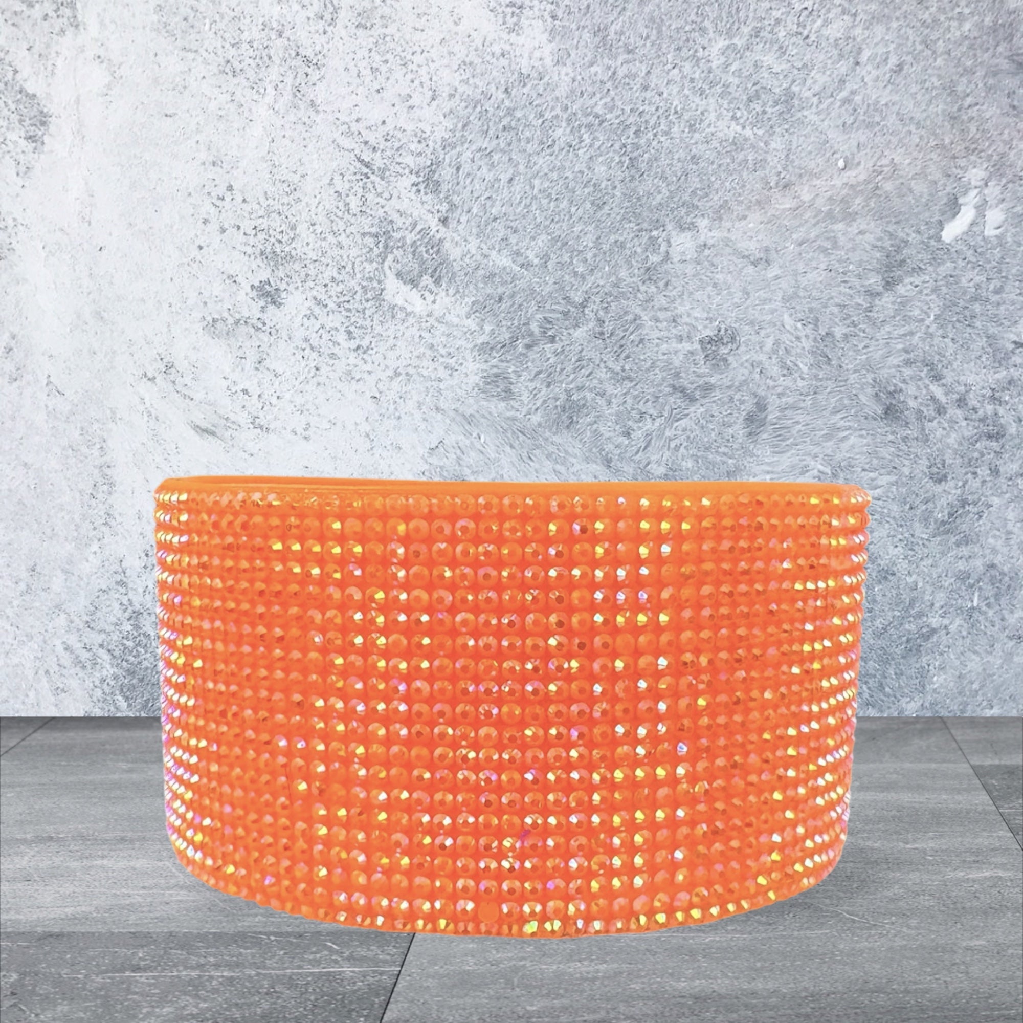 Tumbler Boot, Orange Rhinestone