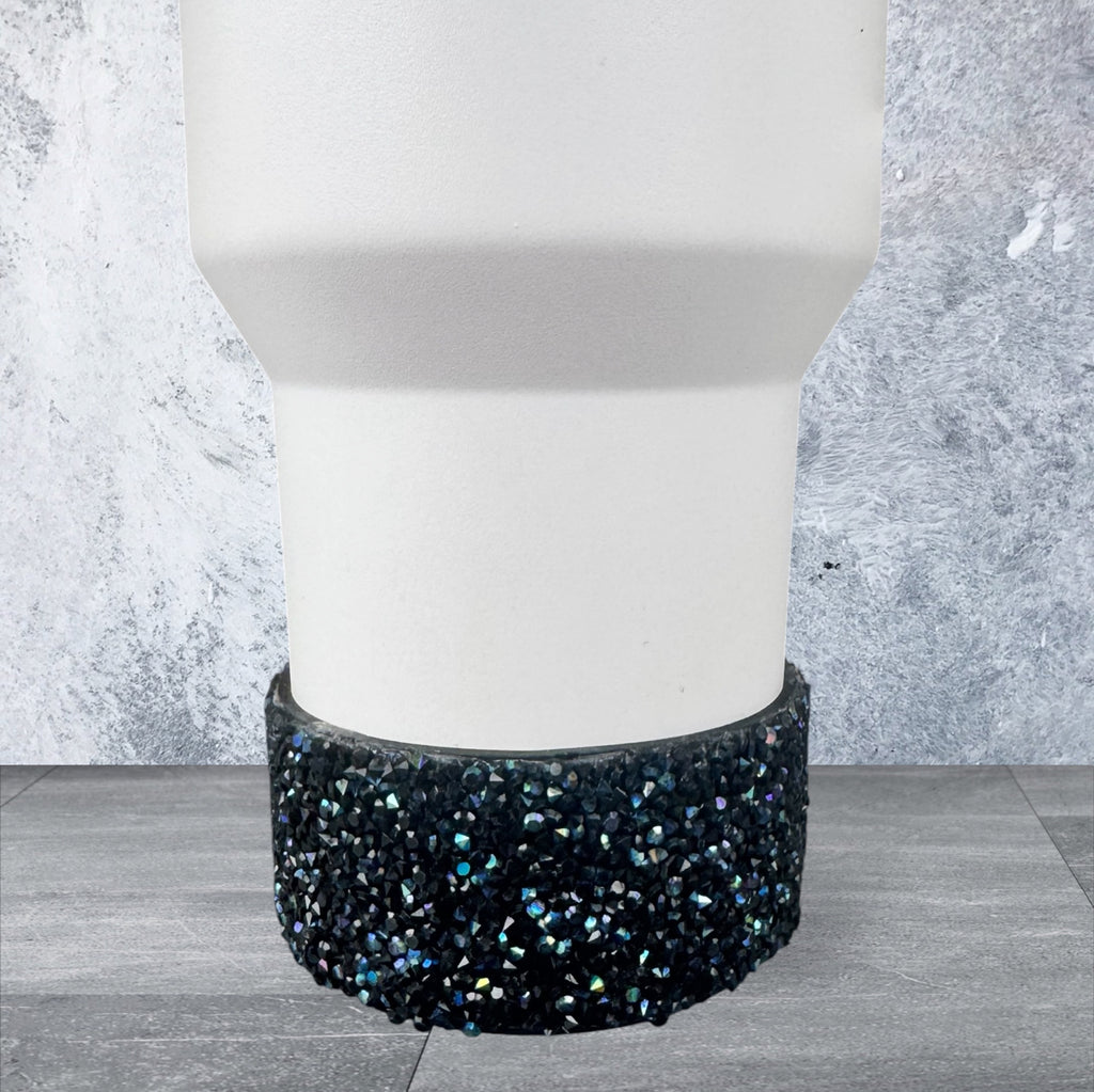 Tumbler Boot, Black AB Druzy Rhinestone