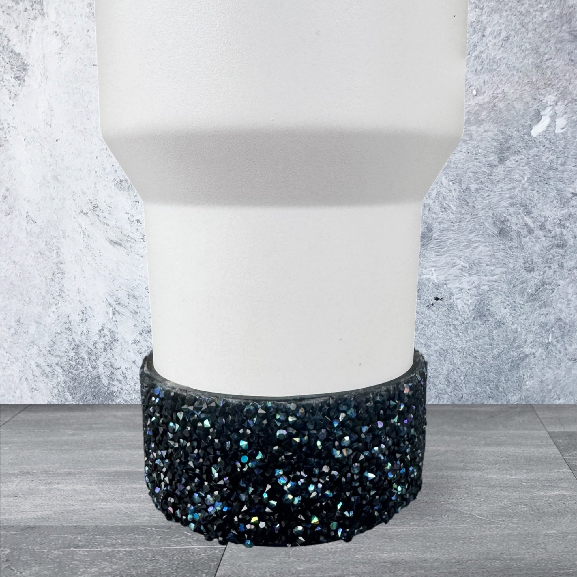 Tumbler Boot, Black AB Druzy Rhinestone