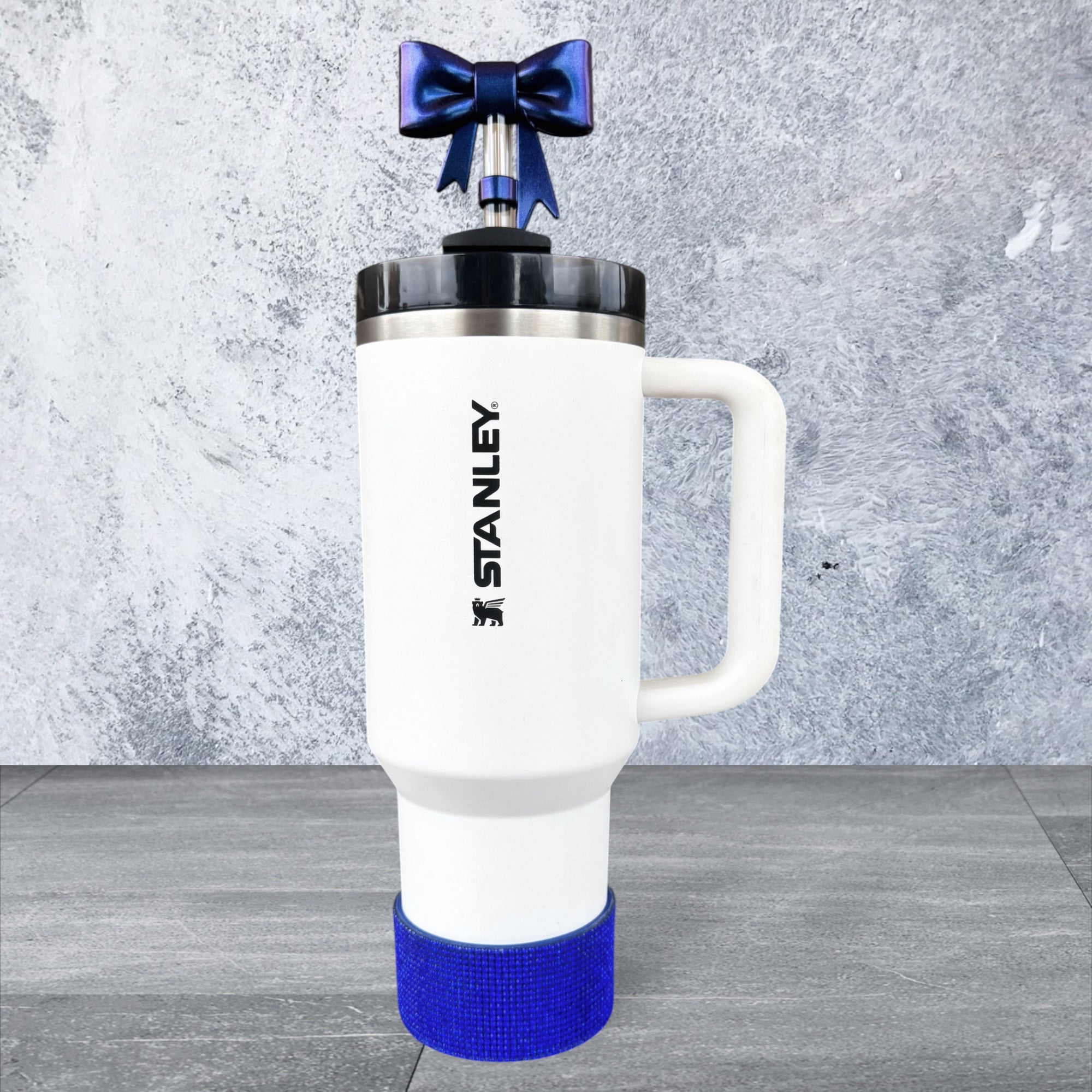 Tumbler Boot, Royal Blue Rhinestone