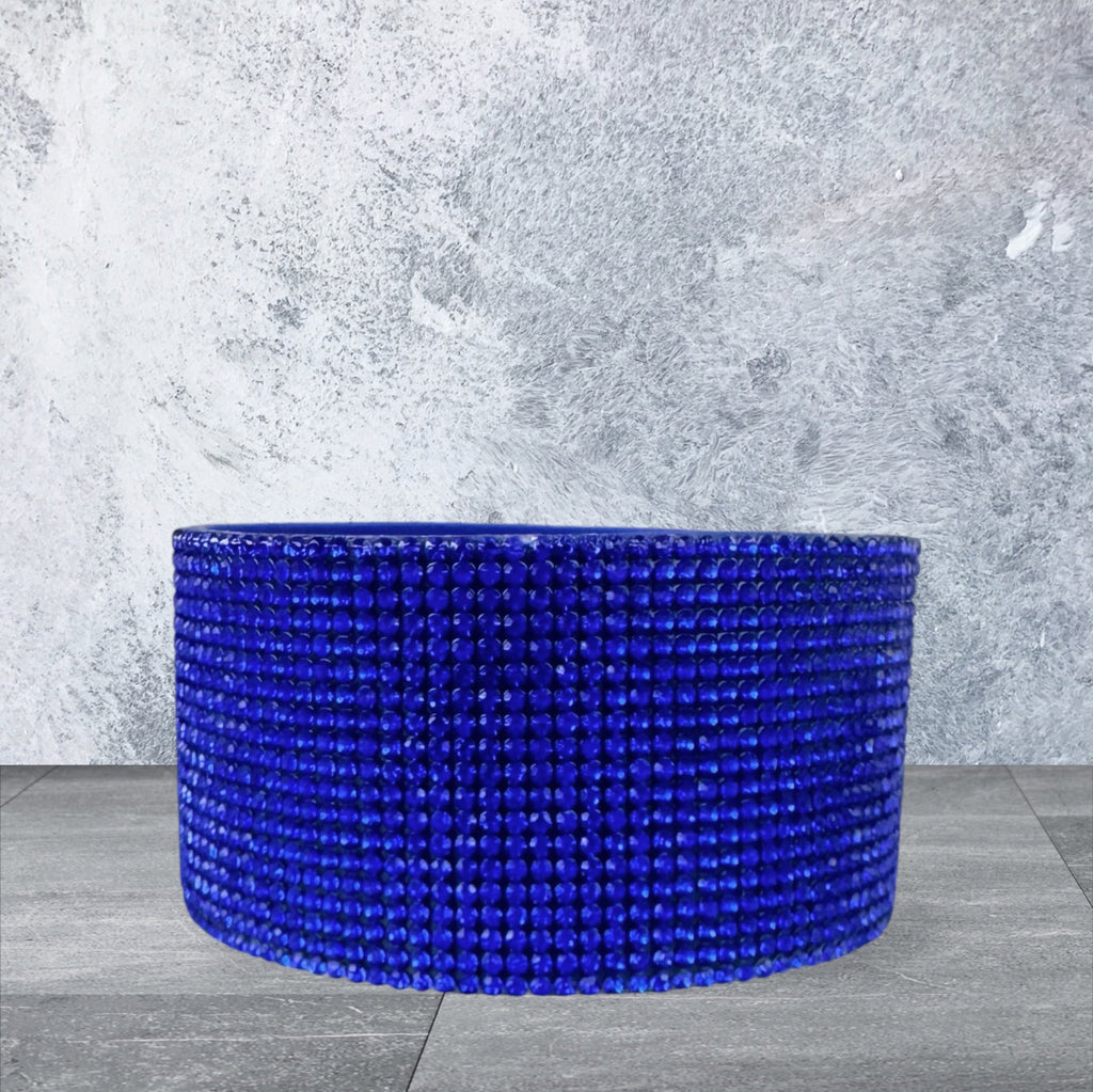 Tumbler Boot, Royal Blue Rhinestone