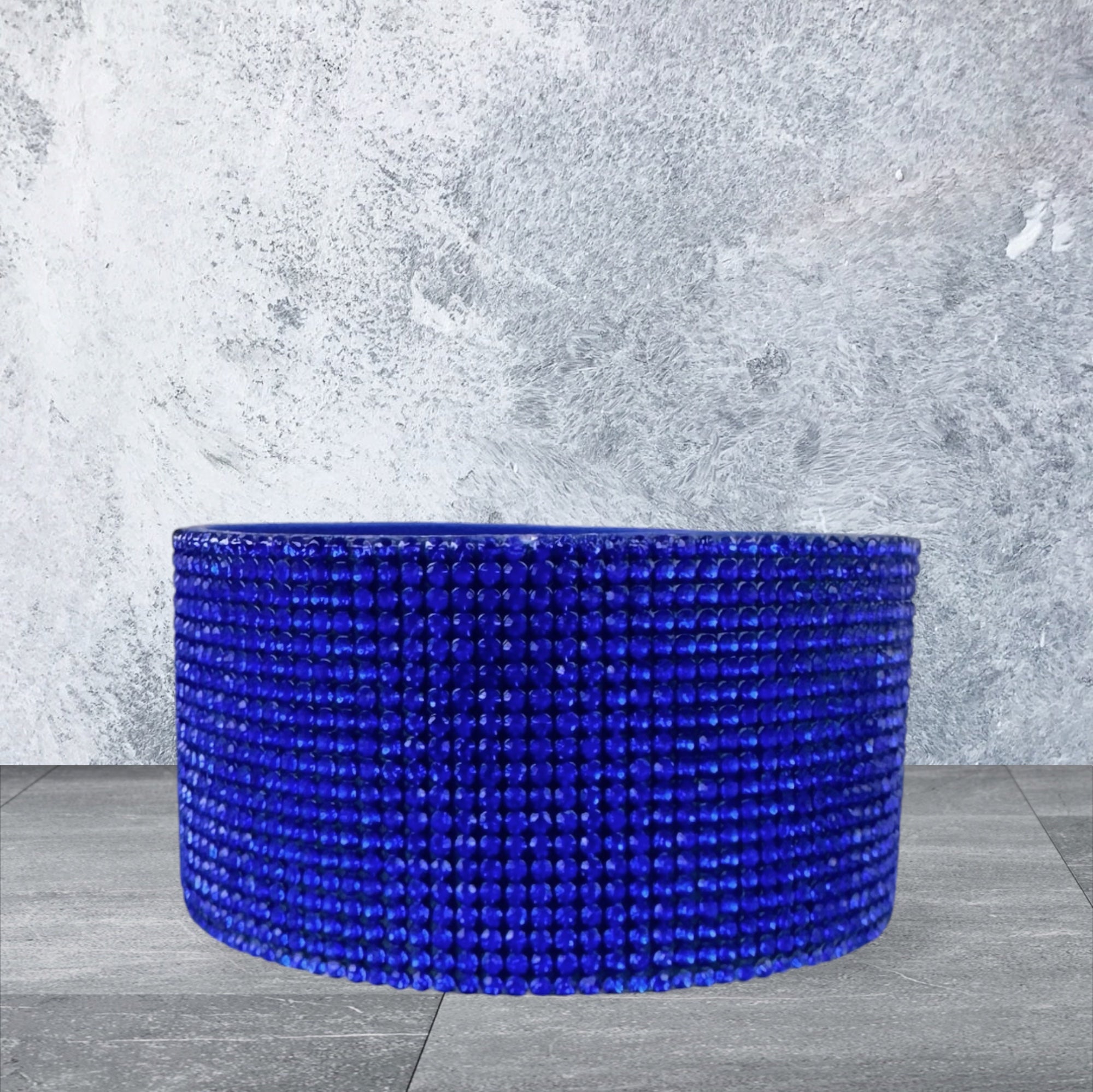 Tumbler Boot, Royal Blue Rhinestone