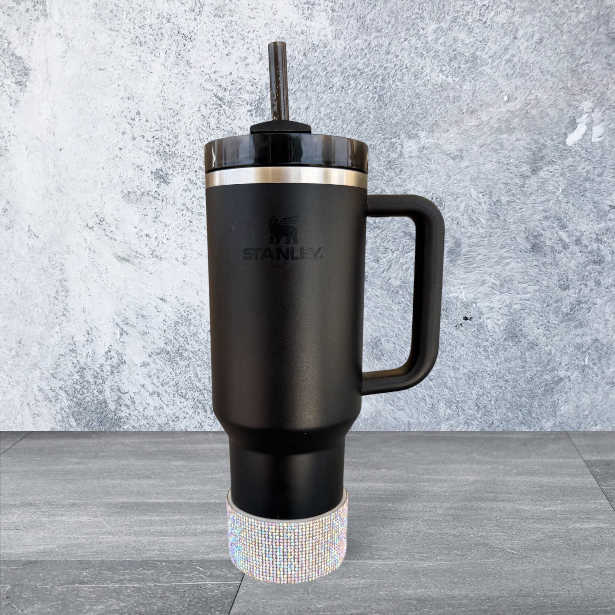Tumbler Boot, Silver AB Rhinestone