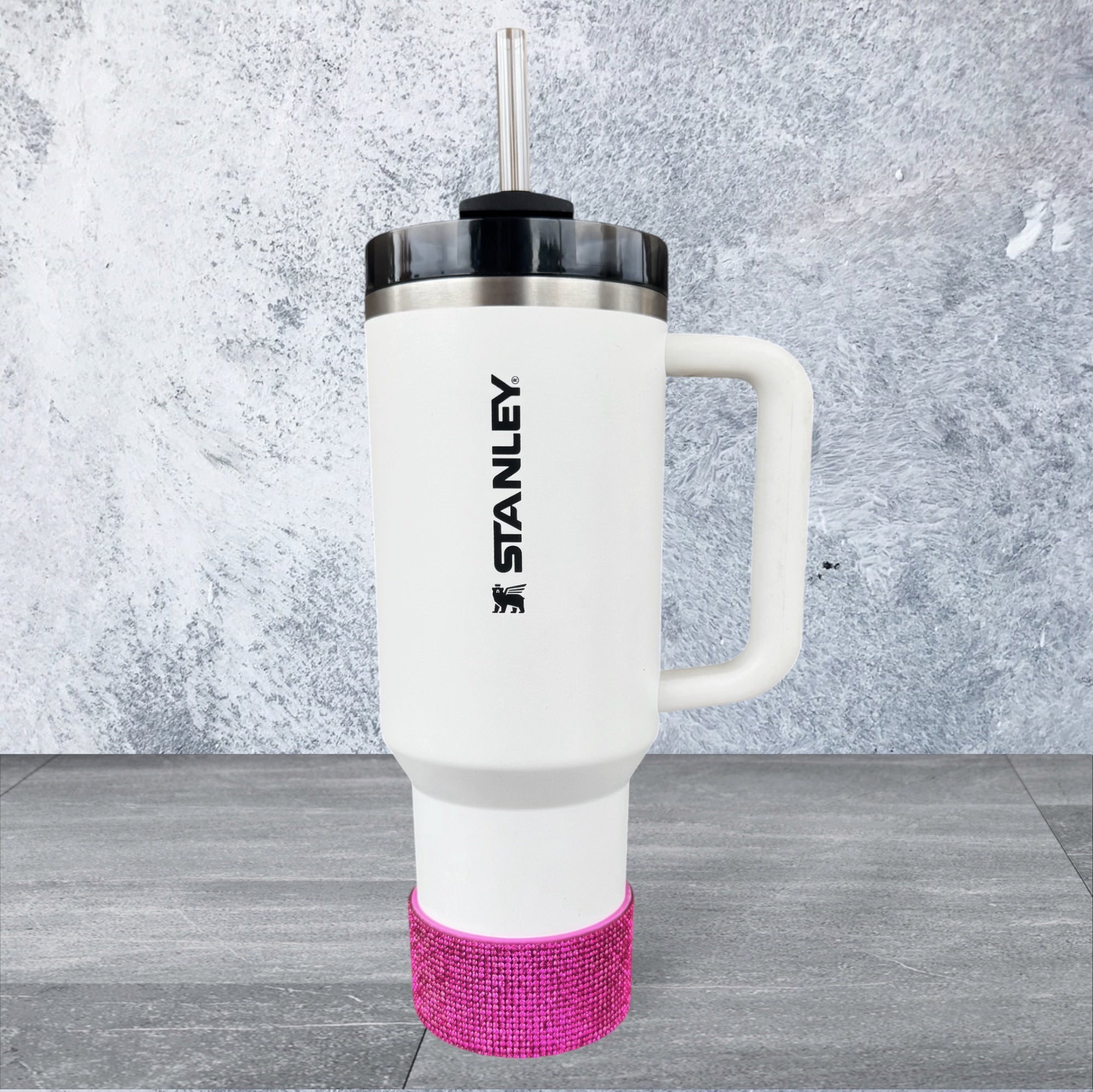 Tumbler Boot, Fuchsia Rhinestone