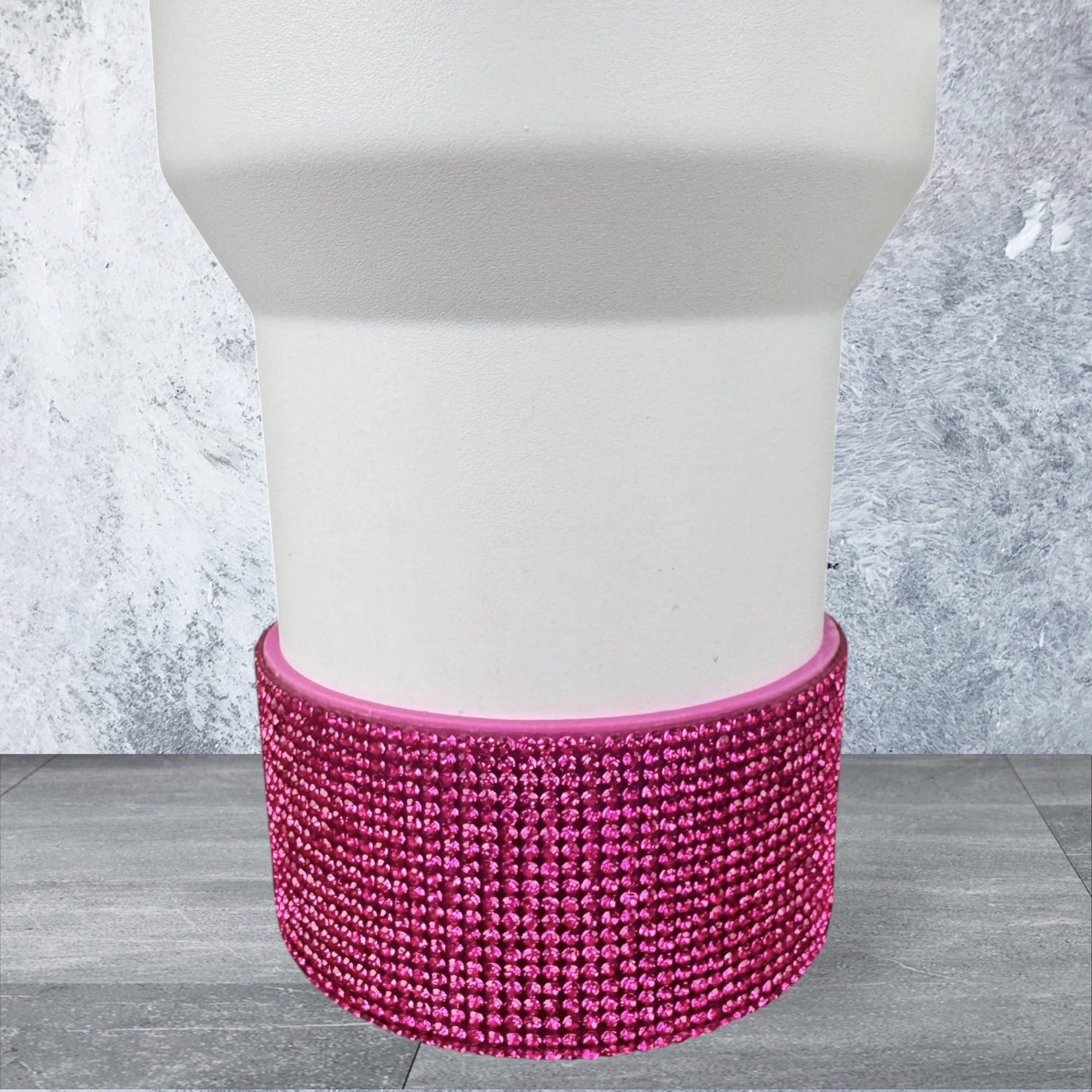 Tumbler Boot, Fuchsia Rhinestone