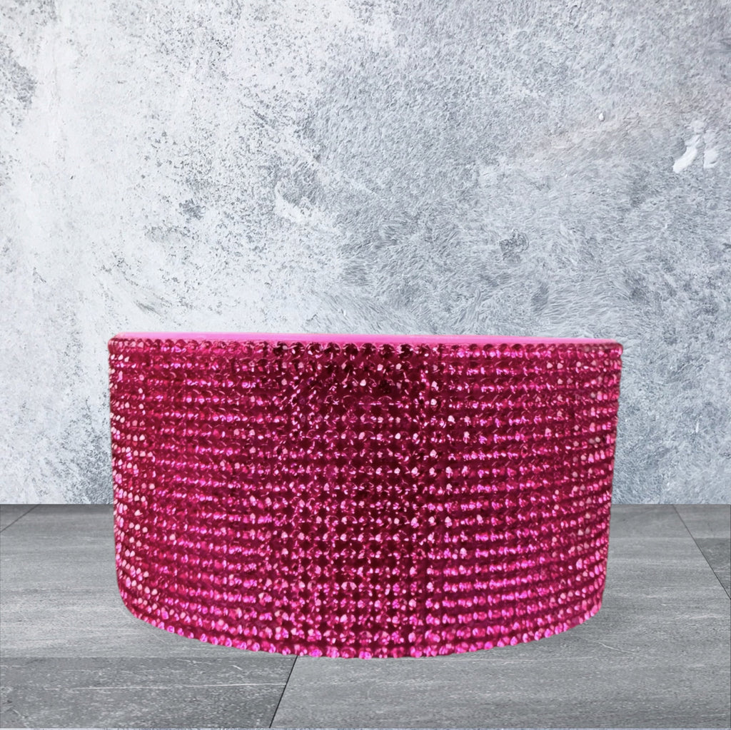 Tumbler Boot, Fuchsia Rhinestone