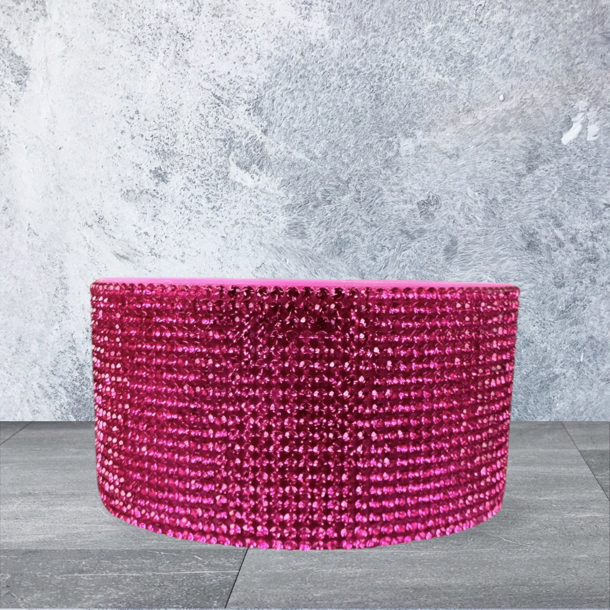 Tumbler Boot, Fuchsia Rhinestone