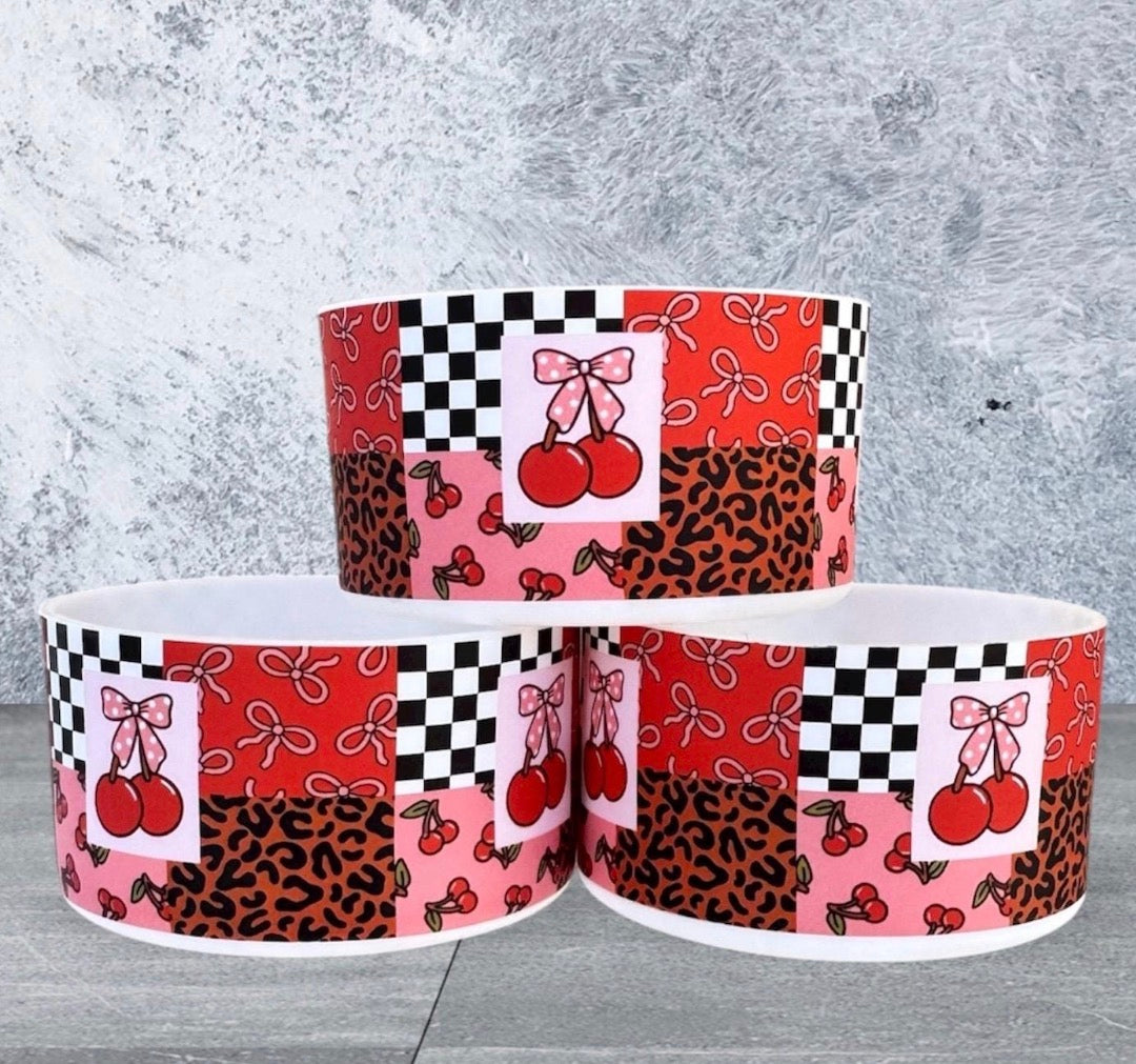 Tumbler Boot, Cherry Patchwork