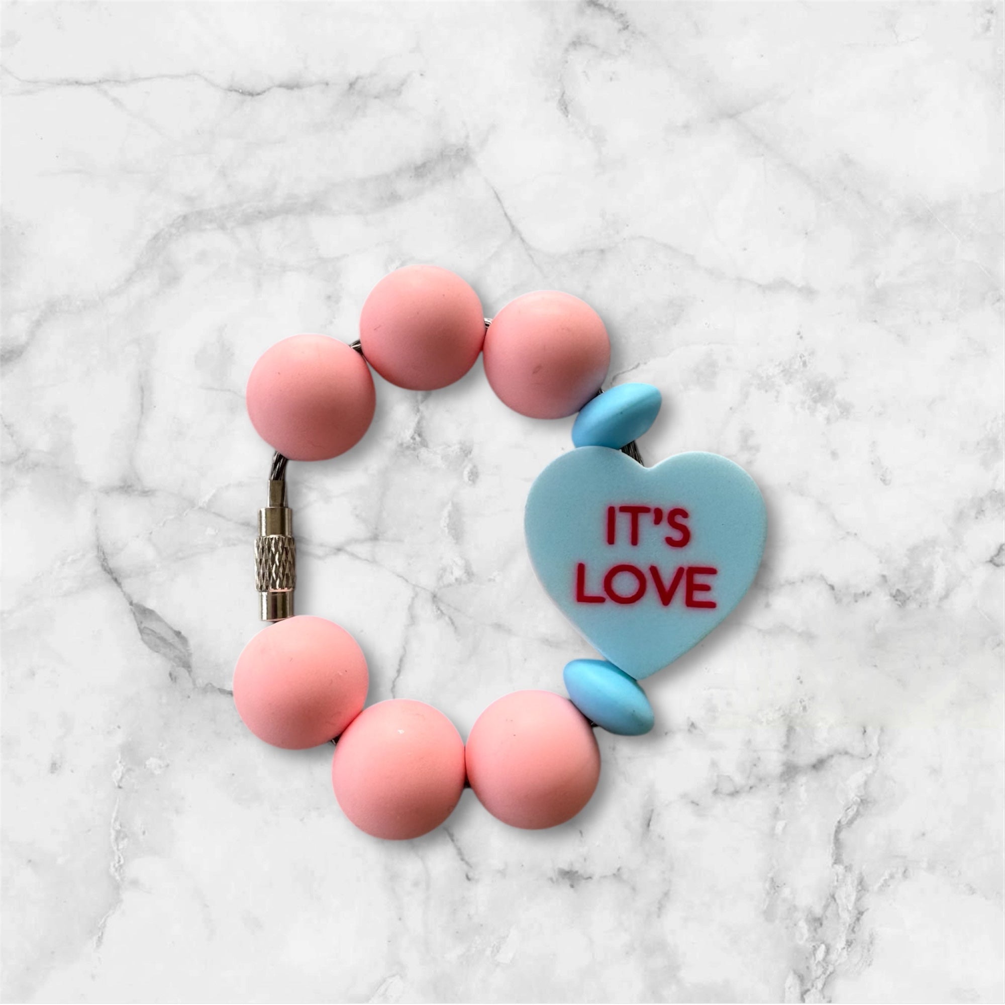 Handle Charm, Valentines Day, Conversation Heart
