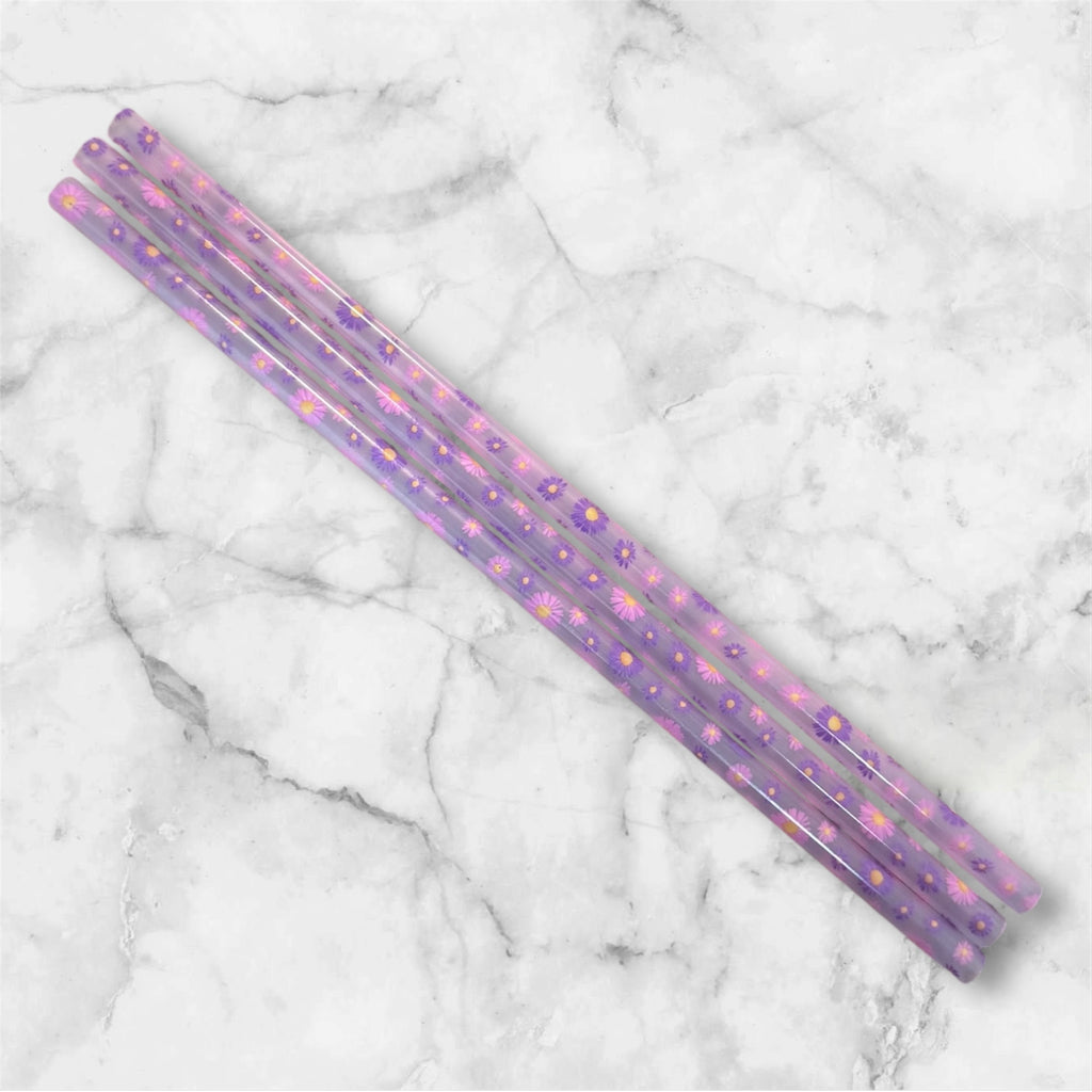 Color Changing Tumbler Straw - Spring Flowers