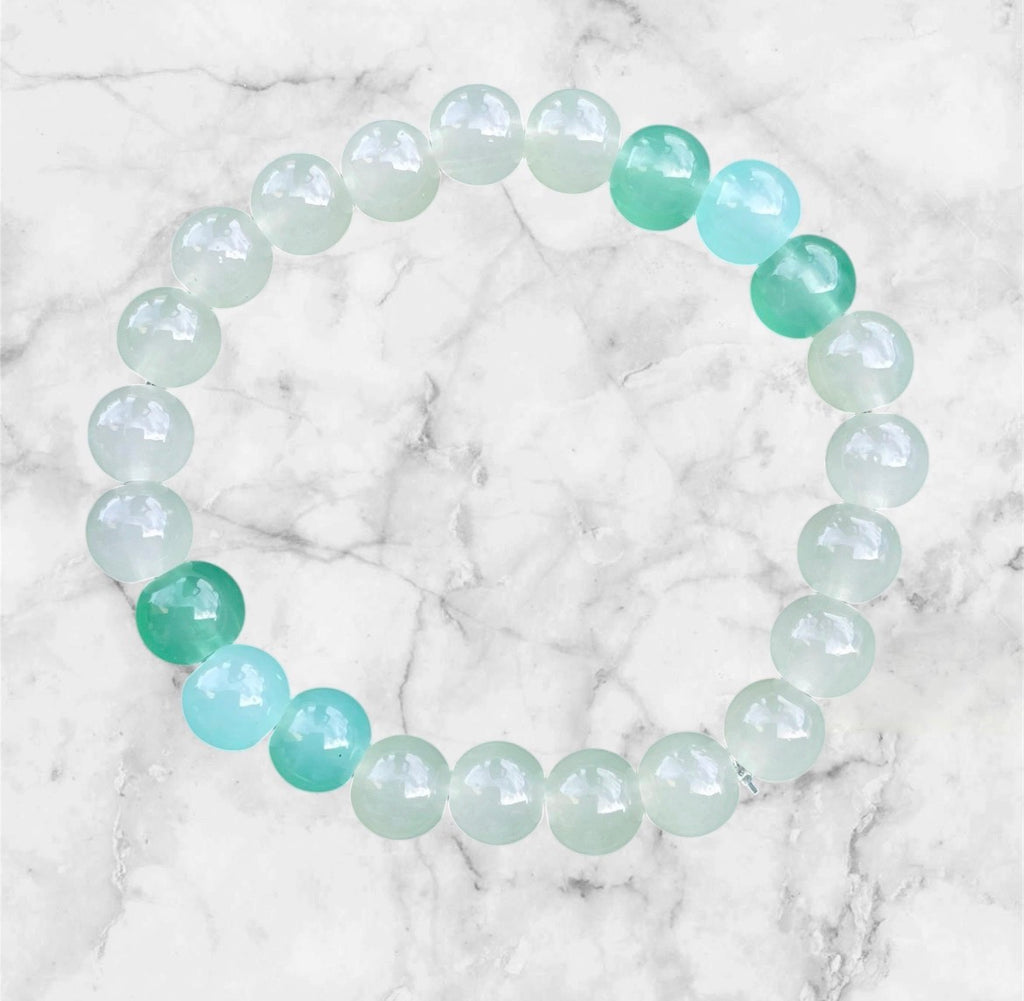Glass Bead Bracelets, Green