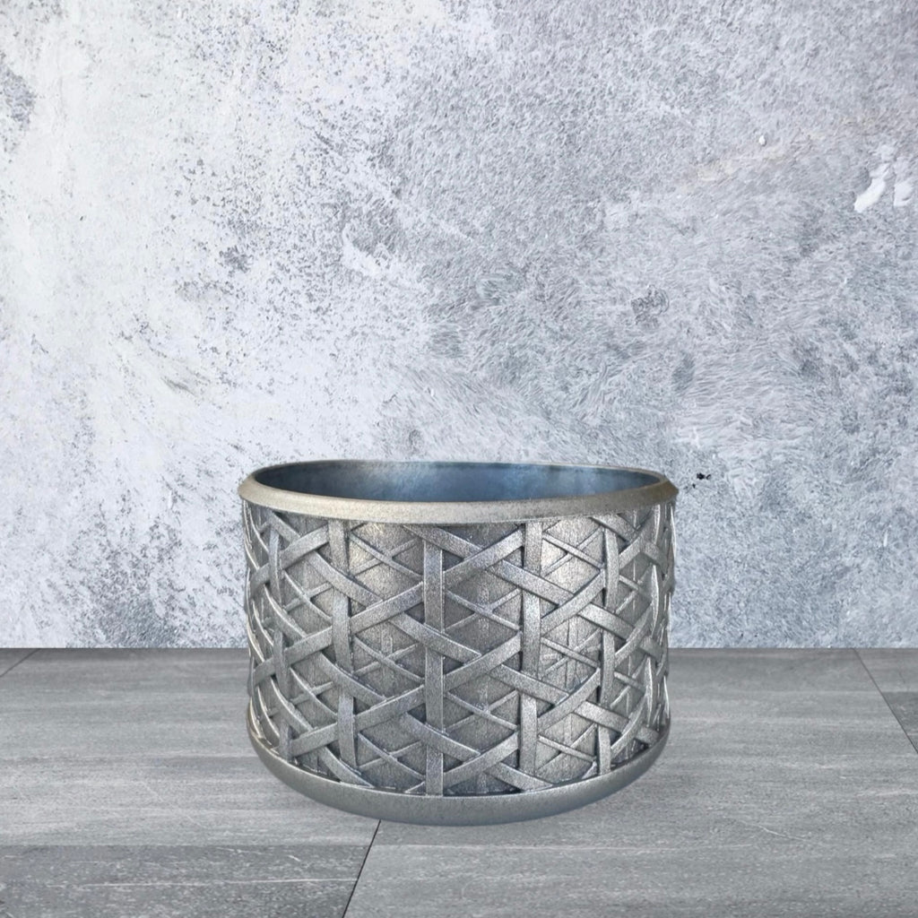 Tumbler Boot, Silver 3D Weave