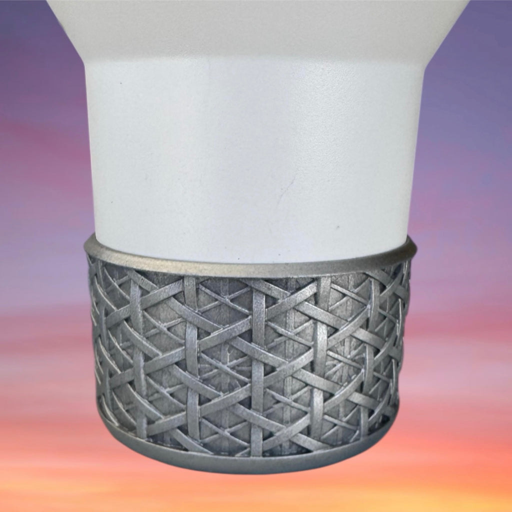 Tumbler Boot, Silver 3D Weave