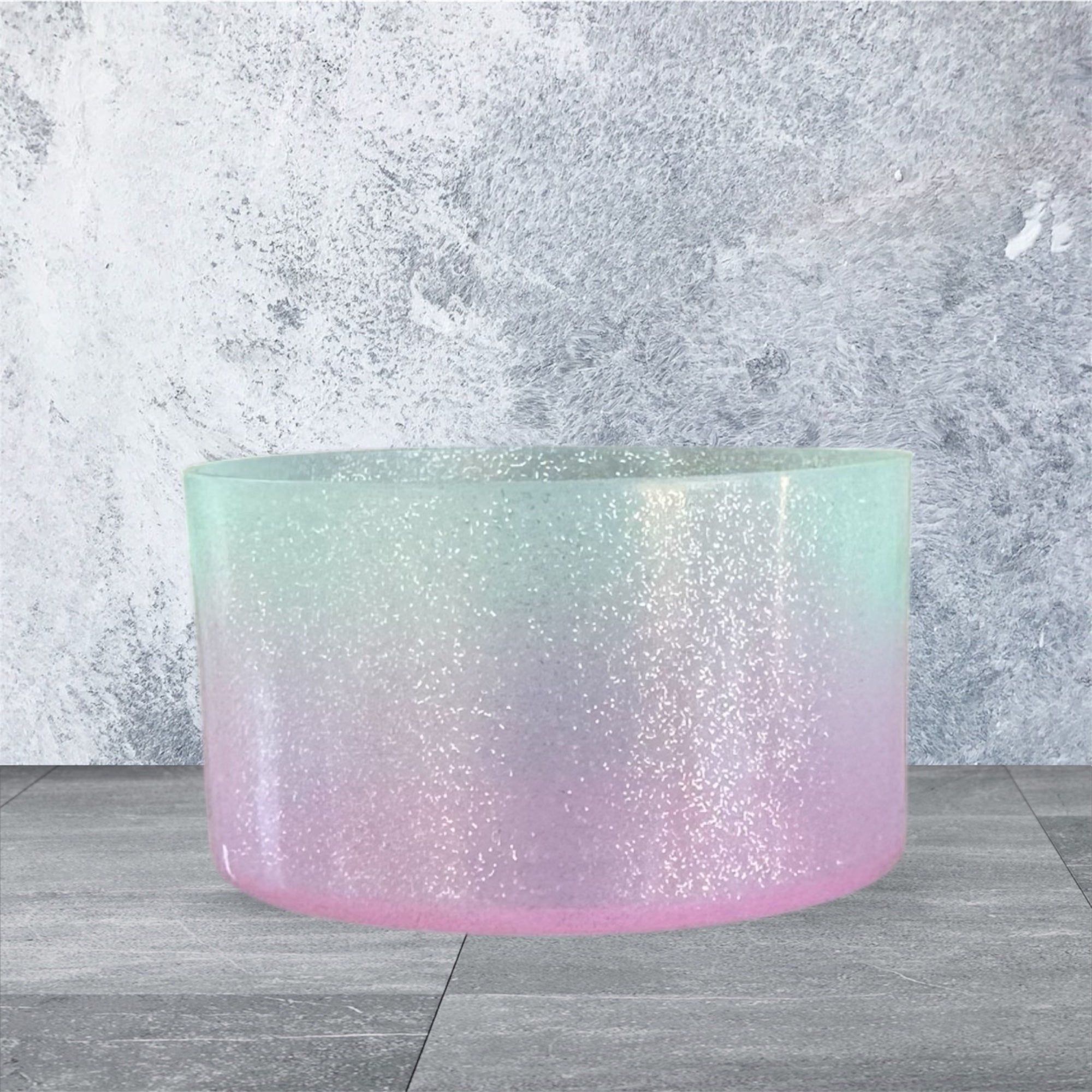 Tumbler Boot, Jelly Ombre Glitter - Green to Pink