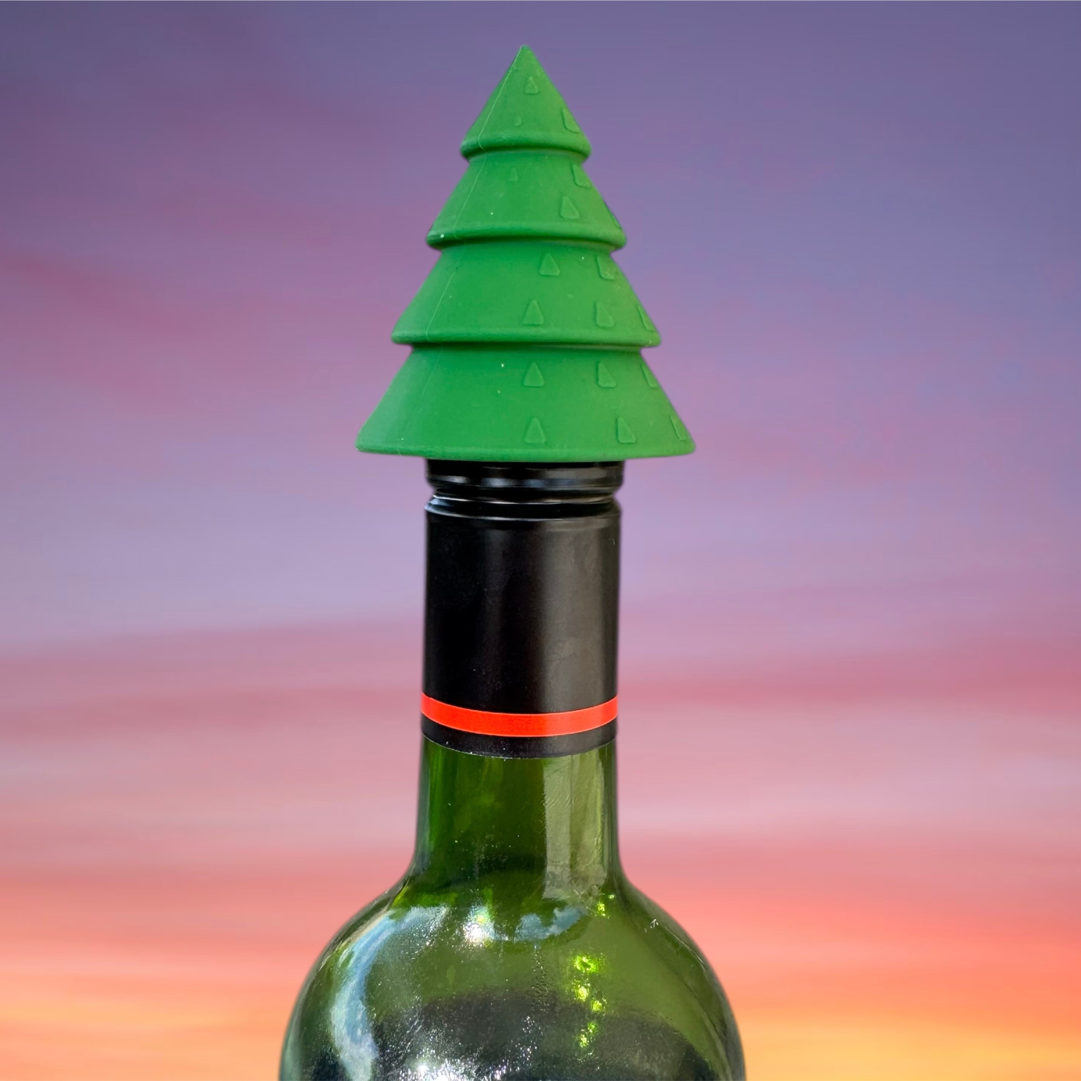 Silicone Wine Stopper - Christmas Tree