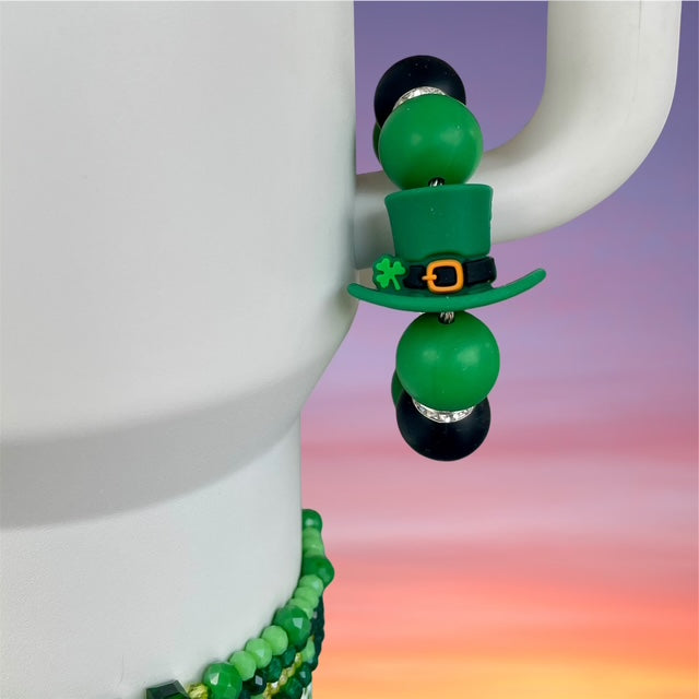 Handle Charm, St. Patrick's Day, Top Hat