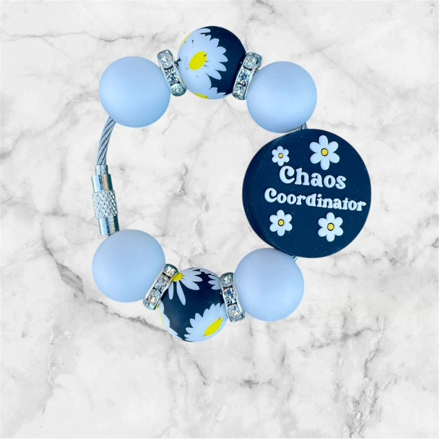 Handle Charm, Chaos Coordinator Focal, Floral and White
