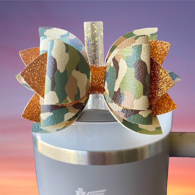 Leather Bow, Camo, for Post Malone Stanley