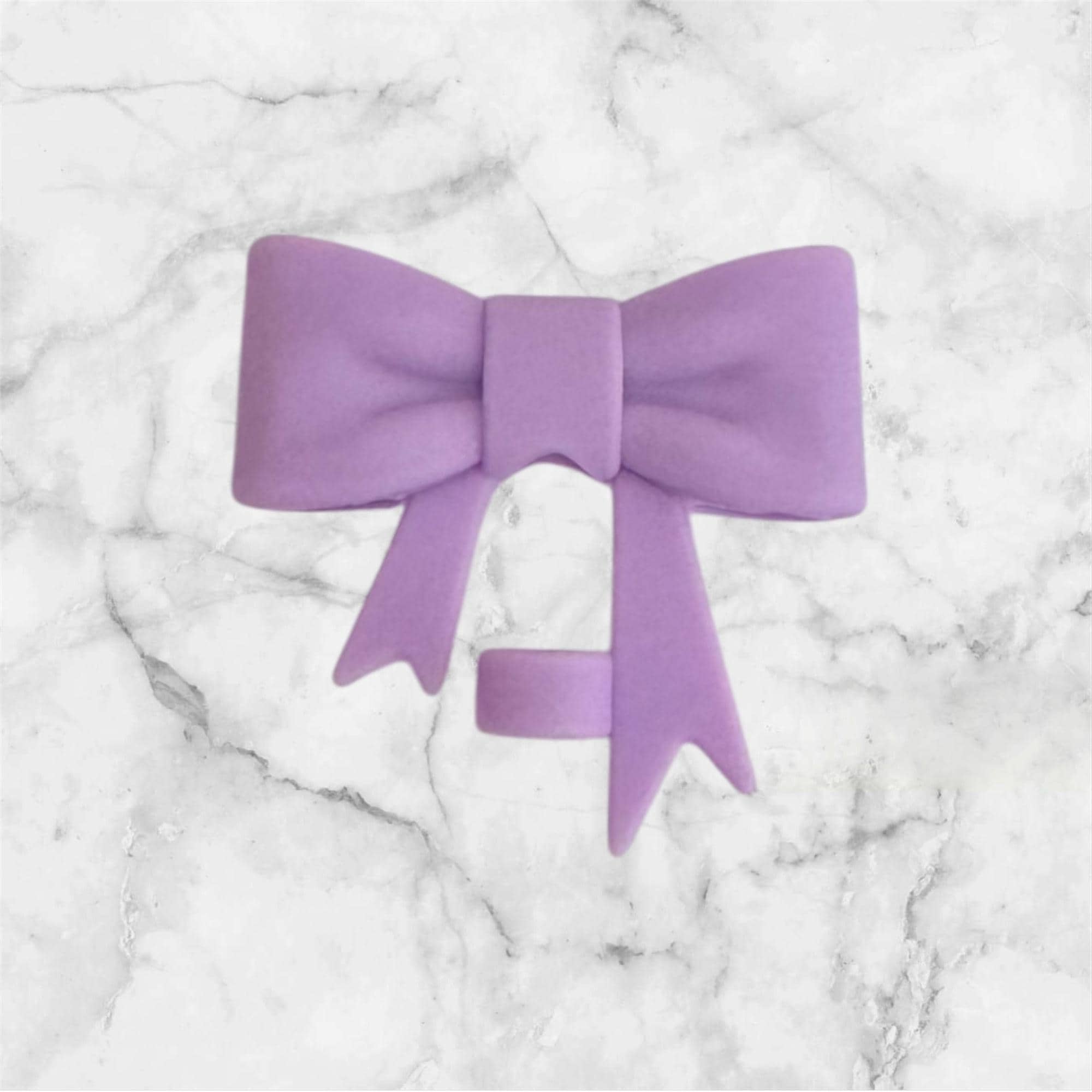 Big Bow Straw Topper, Pastel Purple
