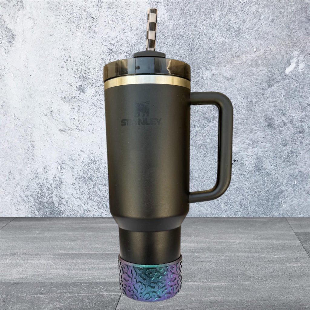 3D Leopard Tumbler Boot, Chameleon Emerald Shimmer