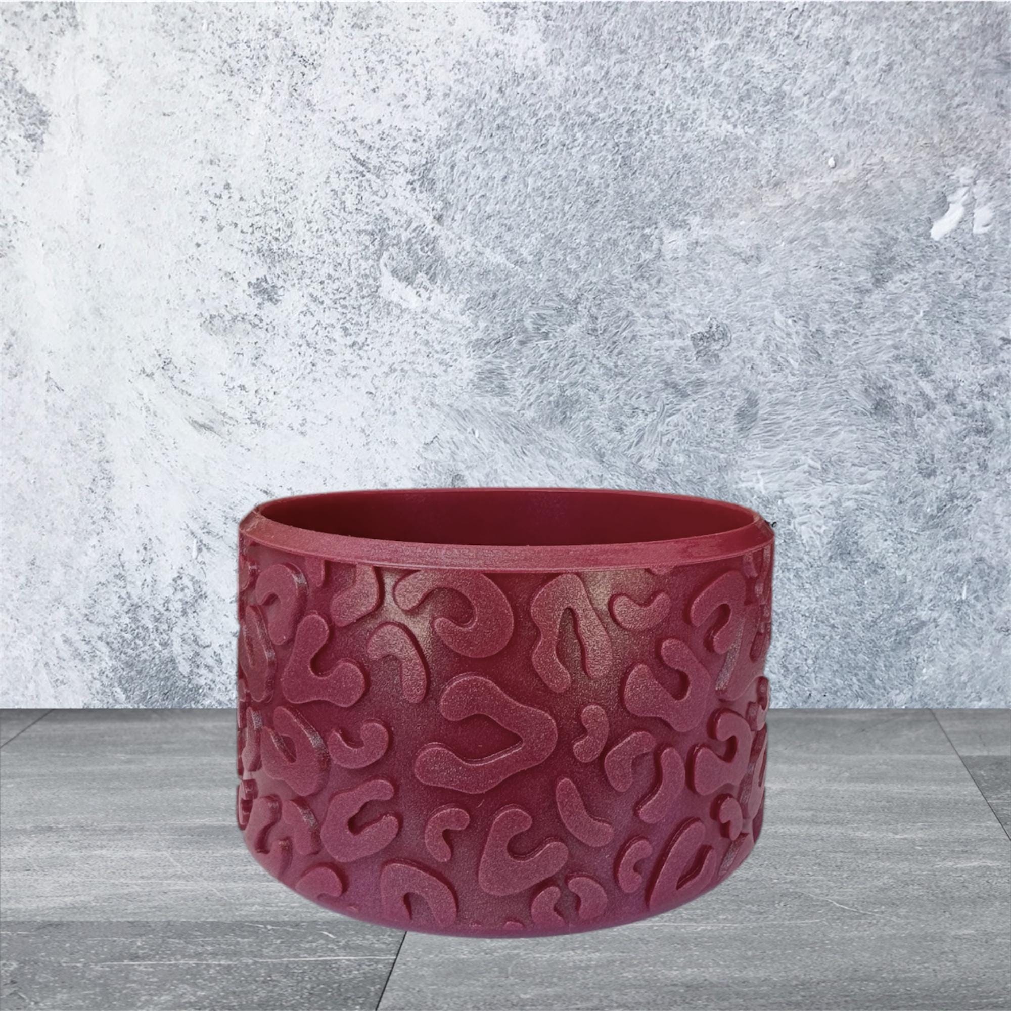 3D Leopard Tumbler Boot, Chameleon Cherry Mocha Shimmer