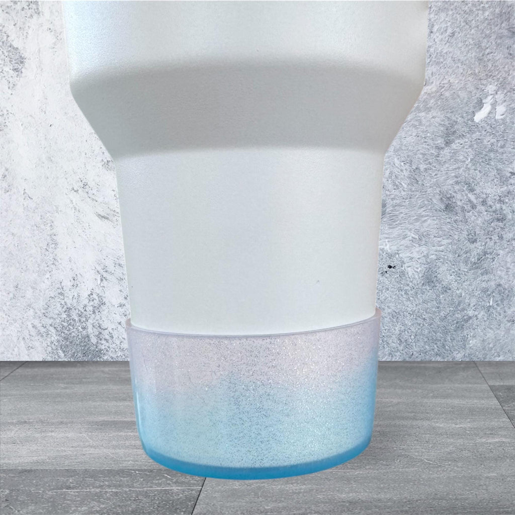 Tumbler Boot, Jelly Ombre Glitter, Pink to Blue