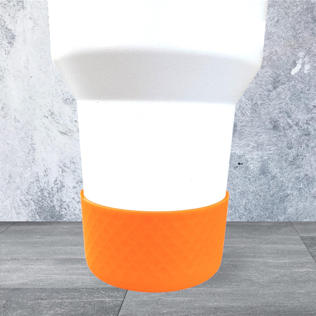 Orange Tumbler Boot, Diamond 3D Textured