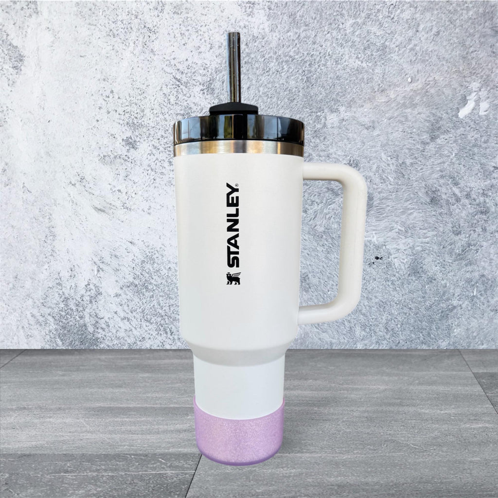 Tumbler Boot, Pastel Purple Jelly Glitter