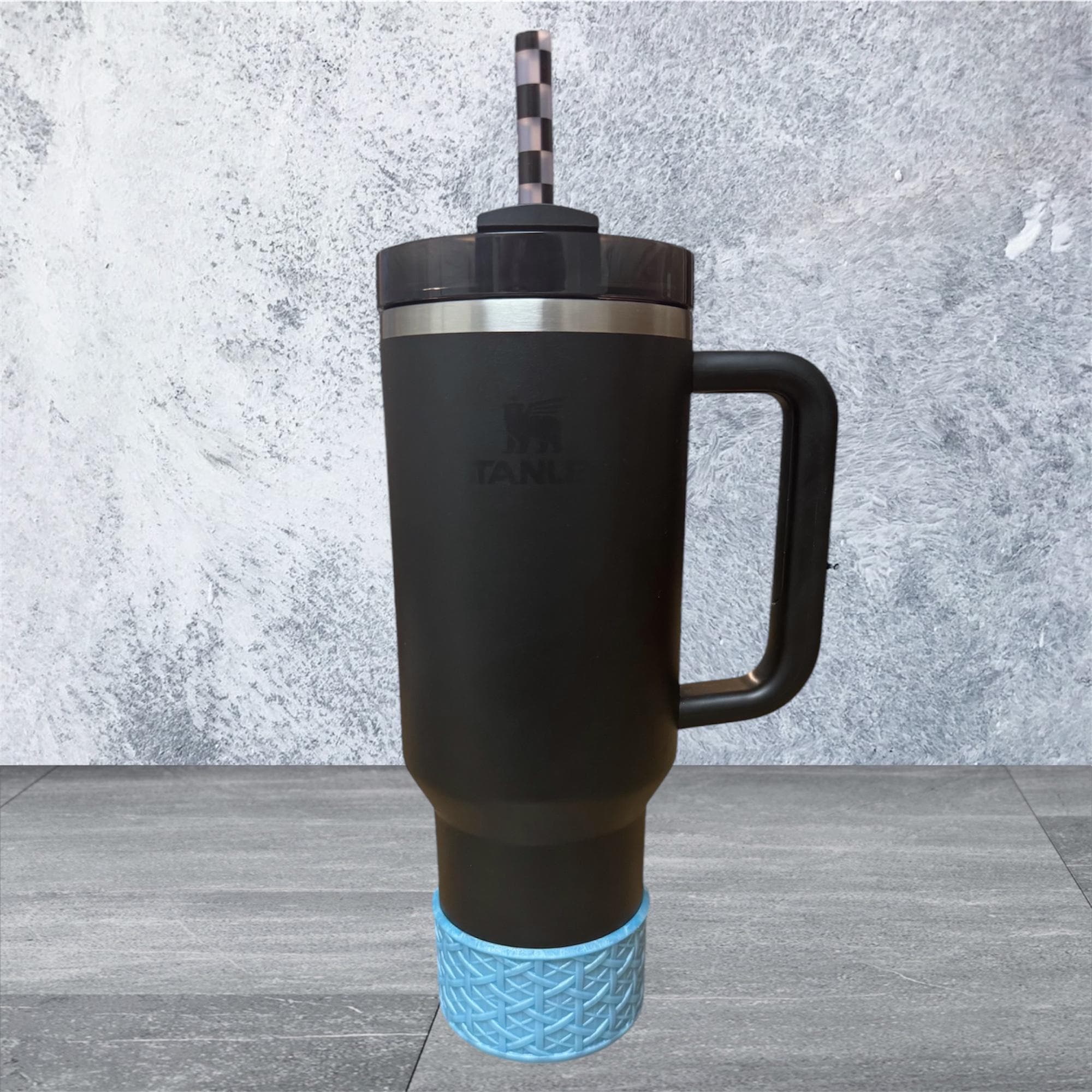 Tumbler Boot, Baby Blue Shimmer 3D Weave