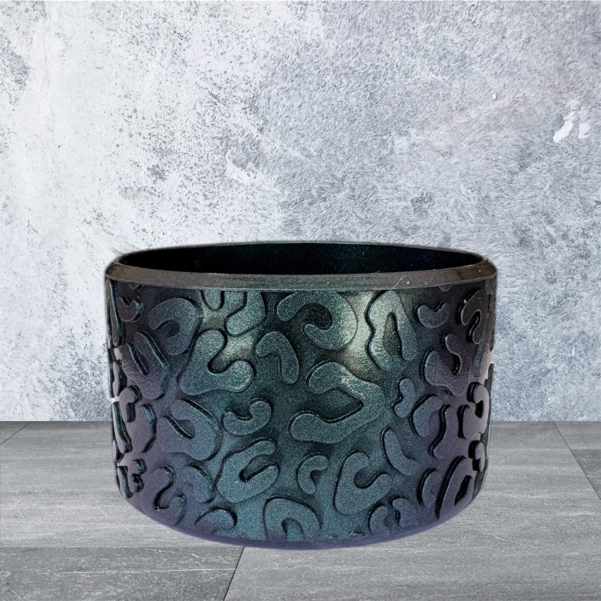 3D Leopard Tumbler Boot, Chameleon Black Shimmer