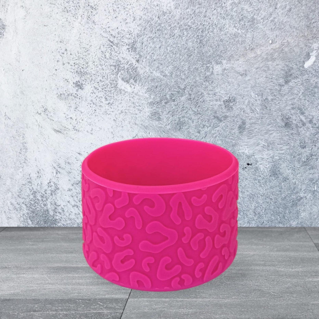 3D Leopard Tumbler Boot, Hot Pink