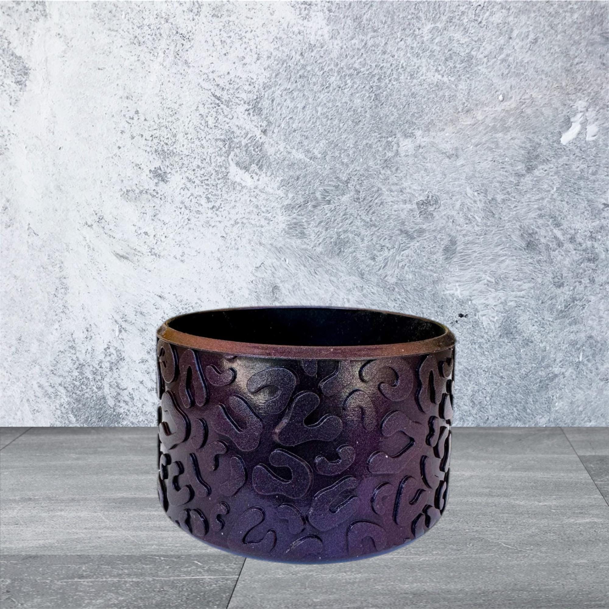 3D Leopard Tumbler Boot, Chameleon Purple Shimmer