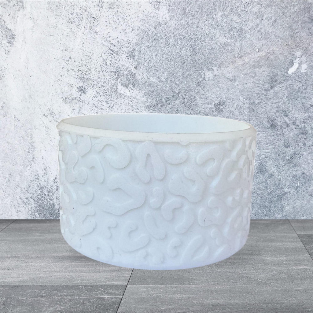 3D Leopard Tumbler Boot, Chameleon White Shimmer
