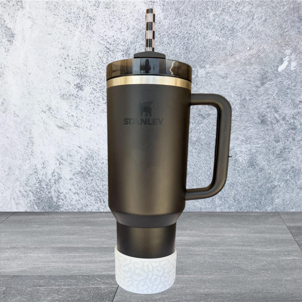 3D Leopard Tumbler Boot, Chameleon White Shimmer