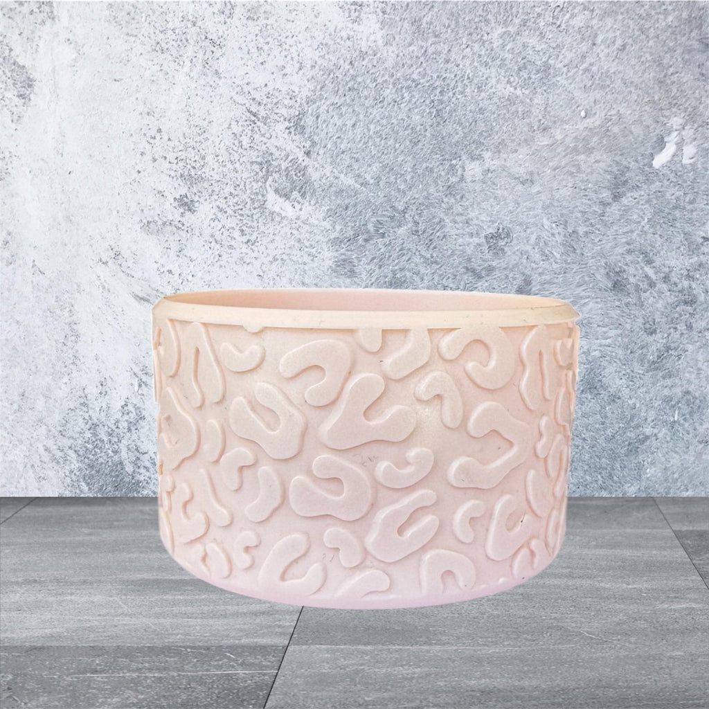 3D Leopard Tumbler Boot, Chameleon Champagne Pink Shimmer