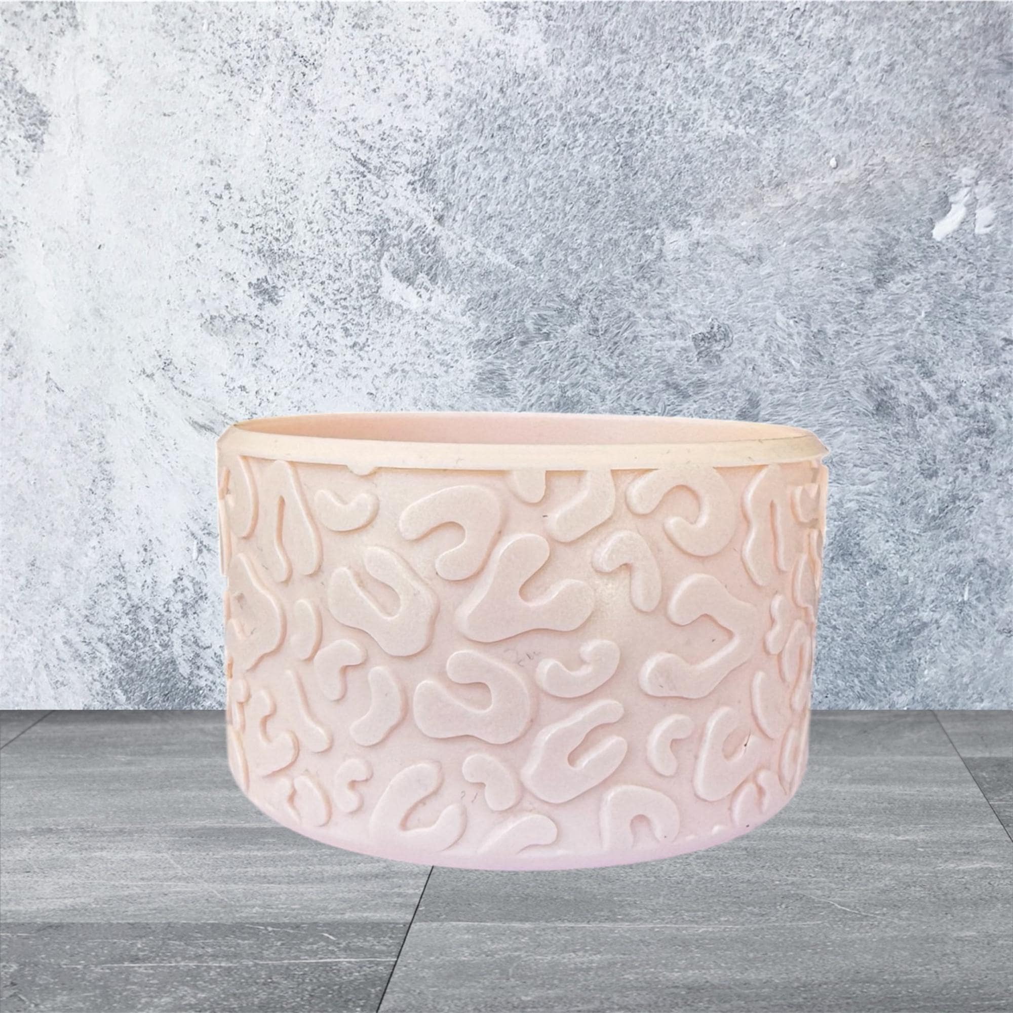 3D Leopard Tumbler Boot, Chameleon Champagne Pink Shimmer