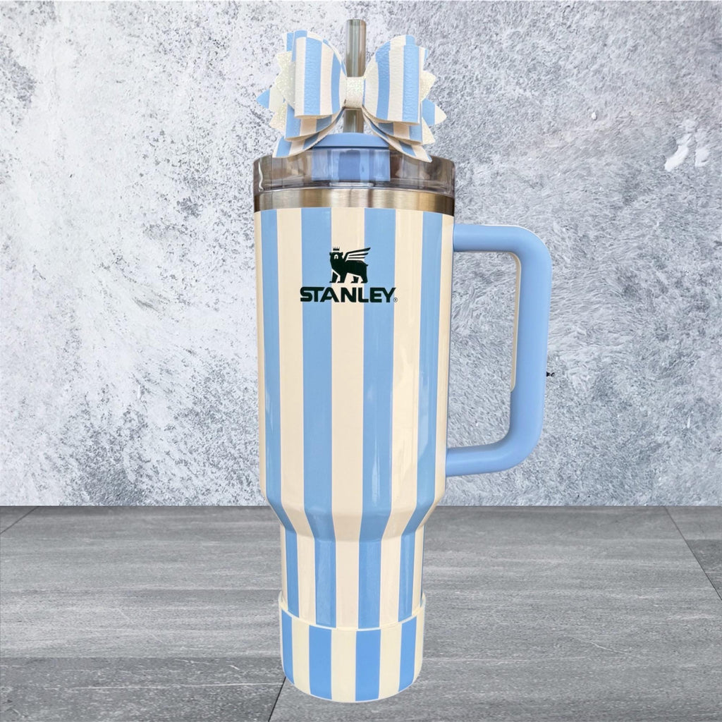 Tumbler Boot, Light Blue Stripe for Cornflower Cabana Gloss Stanley