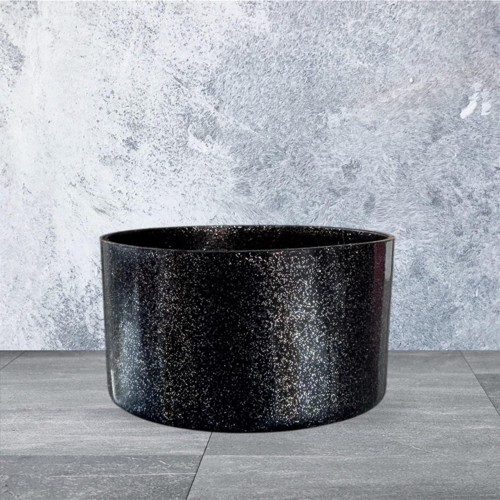Tumbler Boot, Black Jelly Glitter