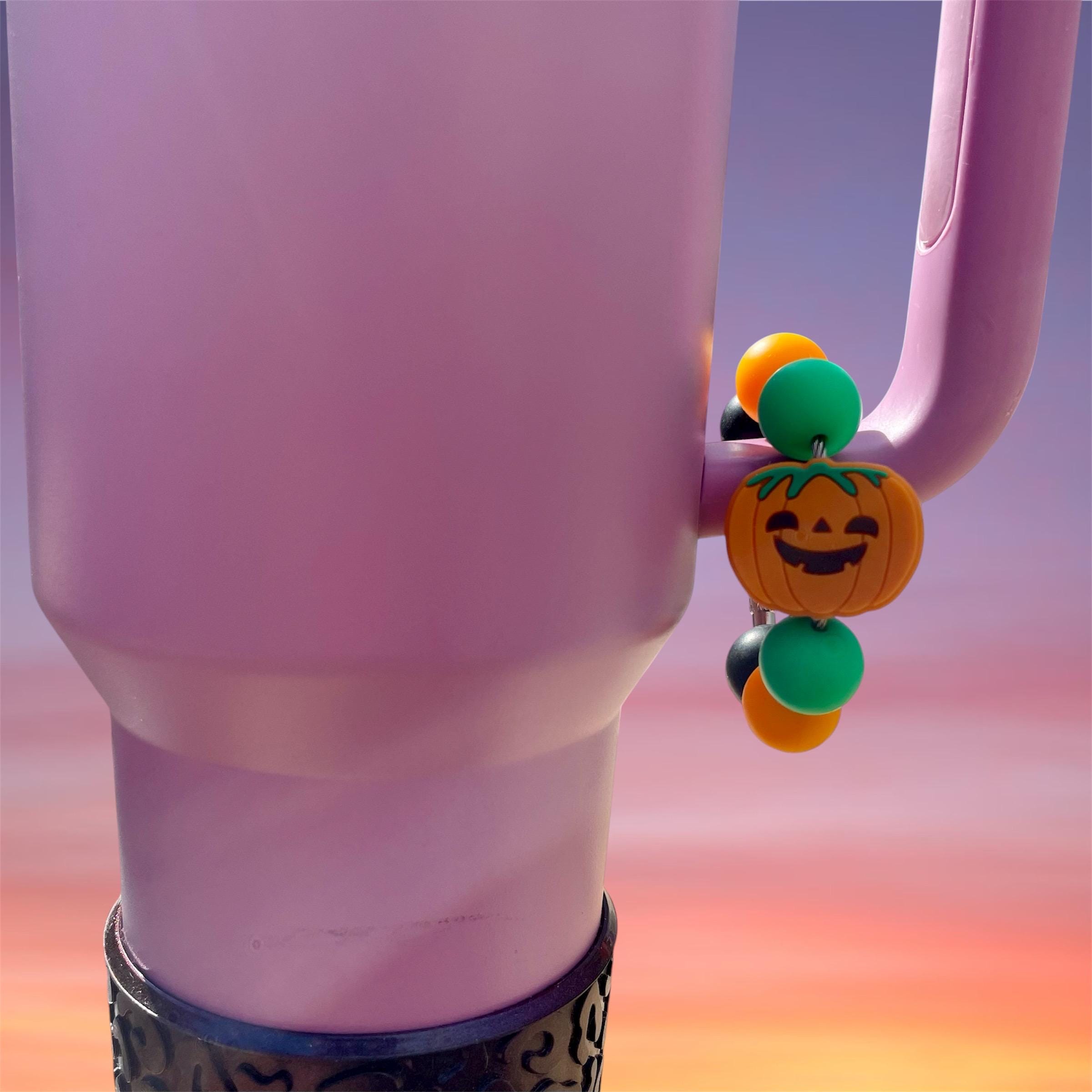 Handle Charm, Halloween Pumpkin