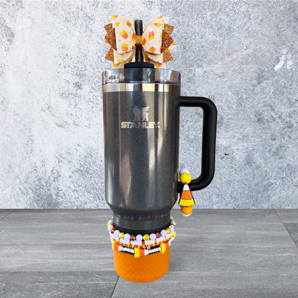 Tumbler Bracelet Stack, Halloween Candy