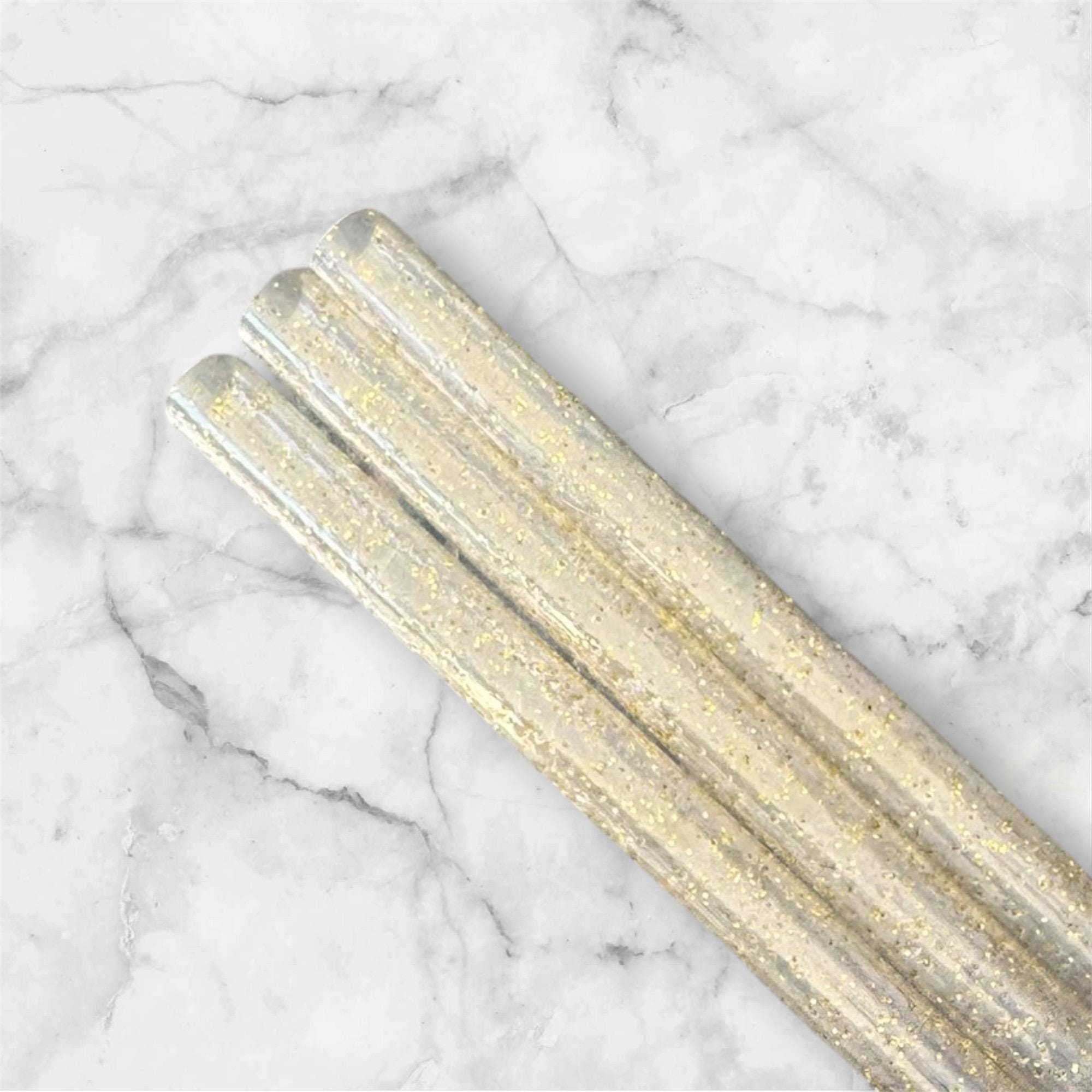 Gold Glitter Tumbler Straw