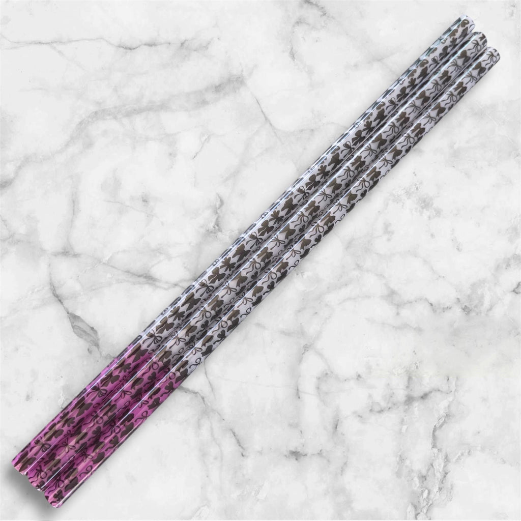 Bows Tumbler Straw, Color Changing