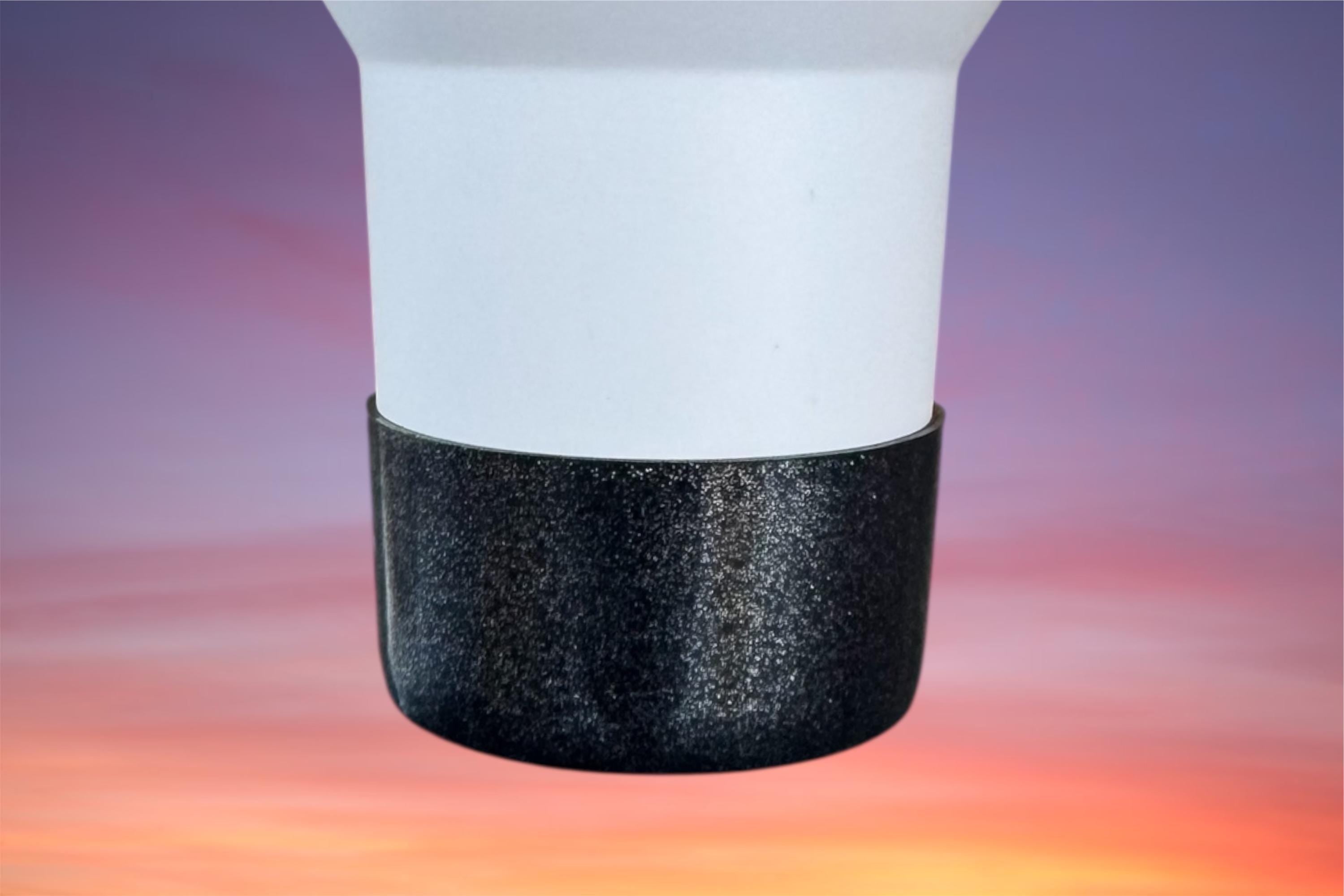 Tumbler Boot, Black Jelly Glitter