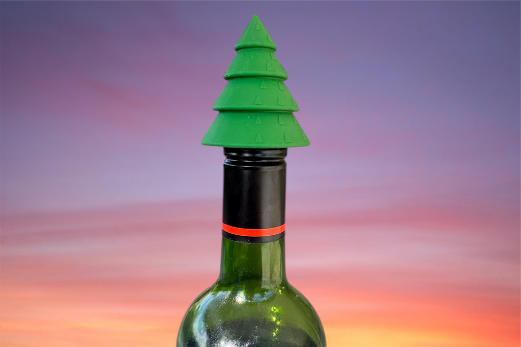Christmas Silicone Wine Stoppers, Xmas Tree, Stocking, Hat, Heart, Champagne Bottle Topper, Bridesmaid Gifts