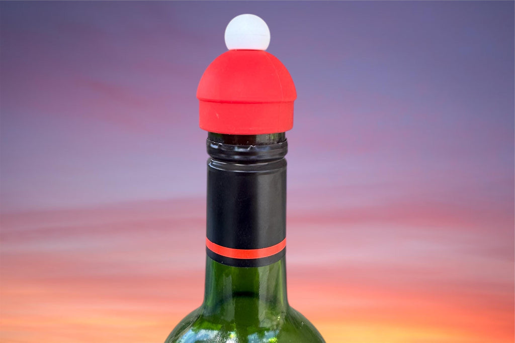 Christmas Silicone Wine Stoppers, Xmas Tree, Stocking, Hat, Heart, Champagne Bottle Topper, Bridesmaid Gifts