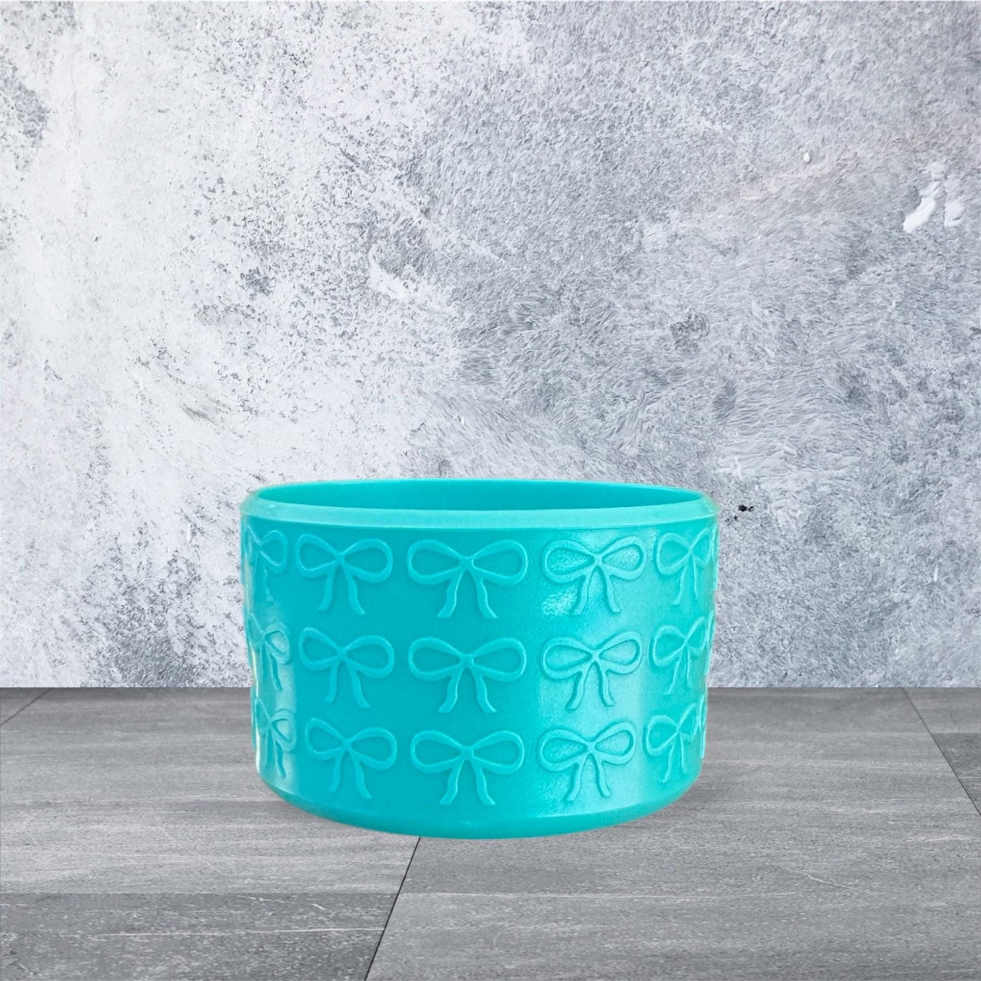 3D Bows Boot, Teal Shimmer