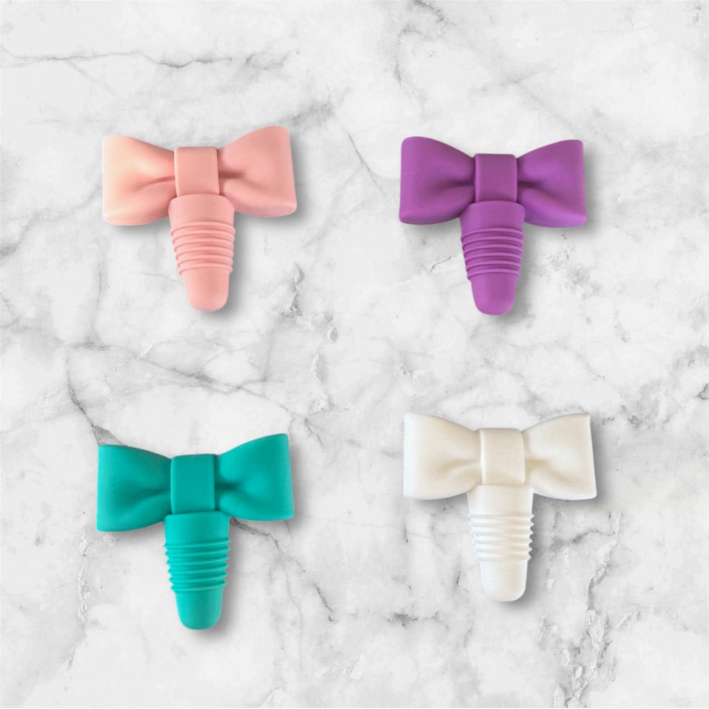 Bow Silicone Wine Stoppers, Wine Champagne Bottle Topper, Bridesmaid Gifts