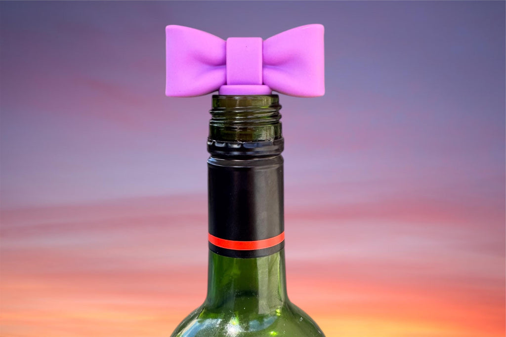 Bow Silicone Wine Stoppers, Wine Champagne Bottle Topper, Bridesmaid Gifts