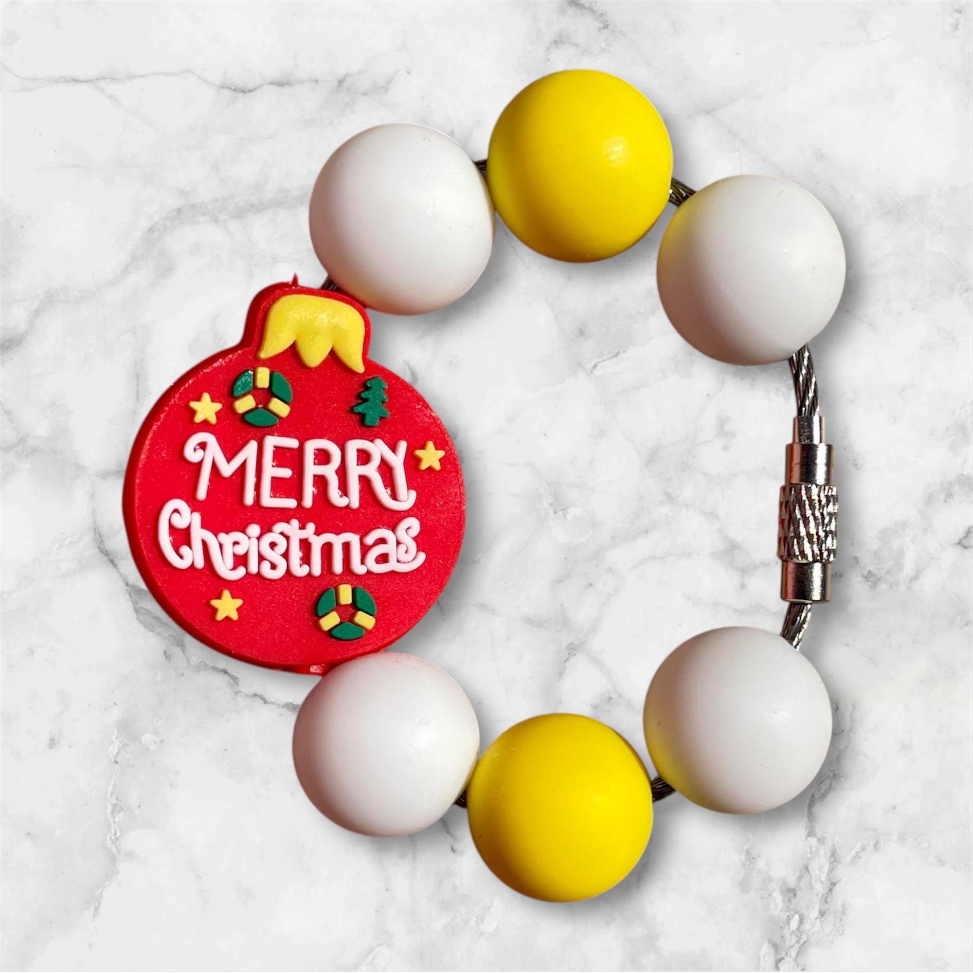 Handle Charm, Merry Christmas Ornament